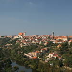 Znojmo ze železničního mostu