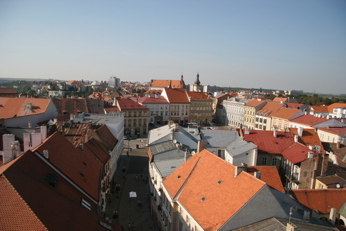 Horní náměstí z radniční věže